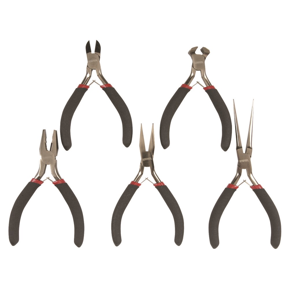 Supatool Mini Pliers Set 5 Piece 150mm (6")