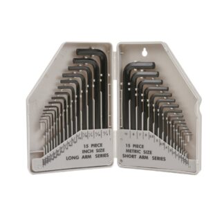 Supatool Hex Key Set 30 Piece Imperial & Metric