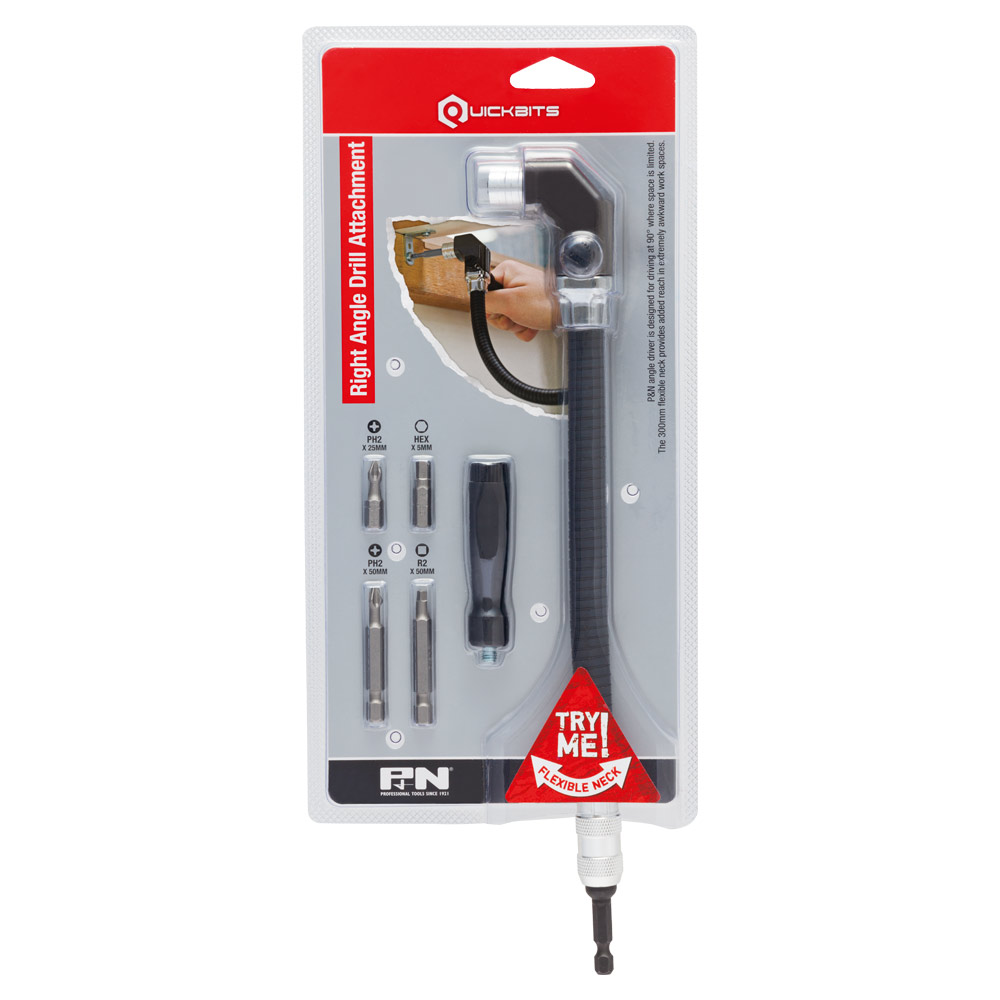 Angle Driver Flexible 300mm 5Pce Set P&N