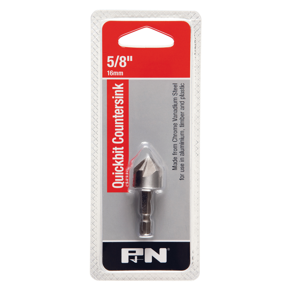 QUICKBIT COUNTERSINK 16mm (5/8") ROSE HEAD CR-V