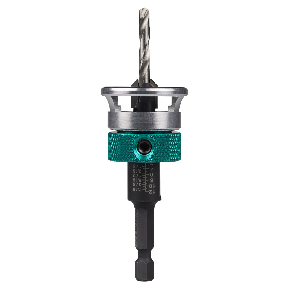 3/16 TCT Ceramc Drl-14g,14.8 bugle C/snk,Adj Dpth stop+Bearn - Image 3