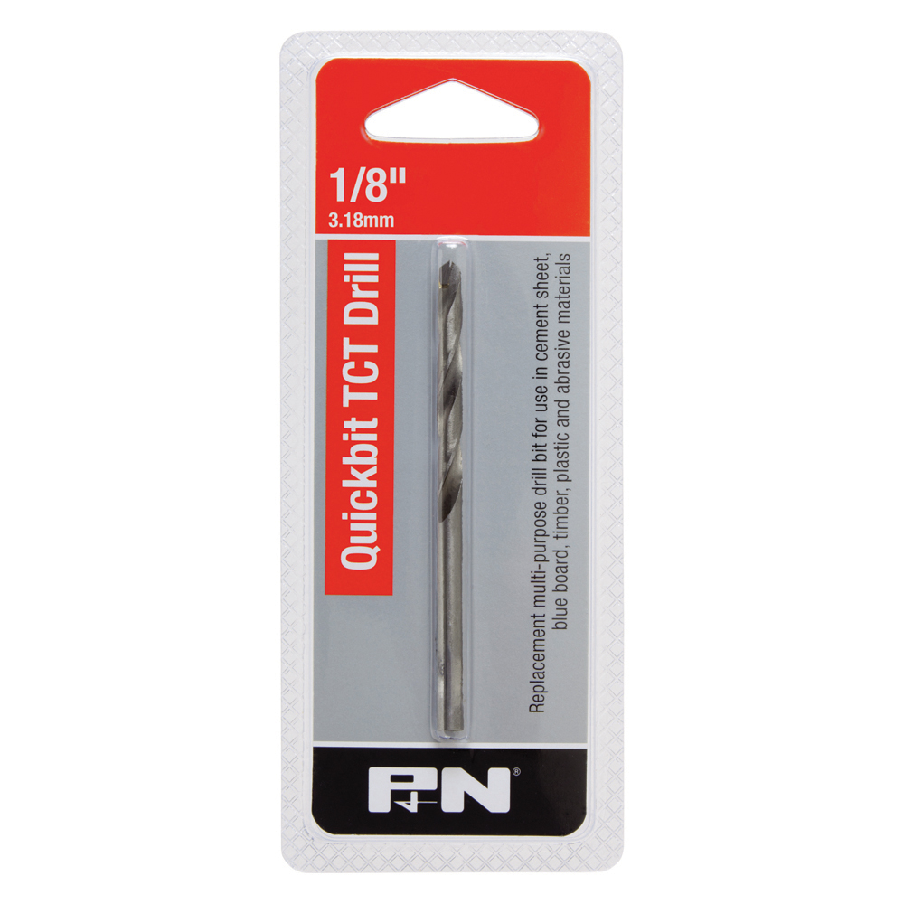 QUICKBIT DRILL TCT REPLACEMENT 1/8"