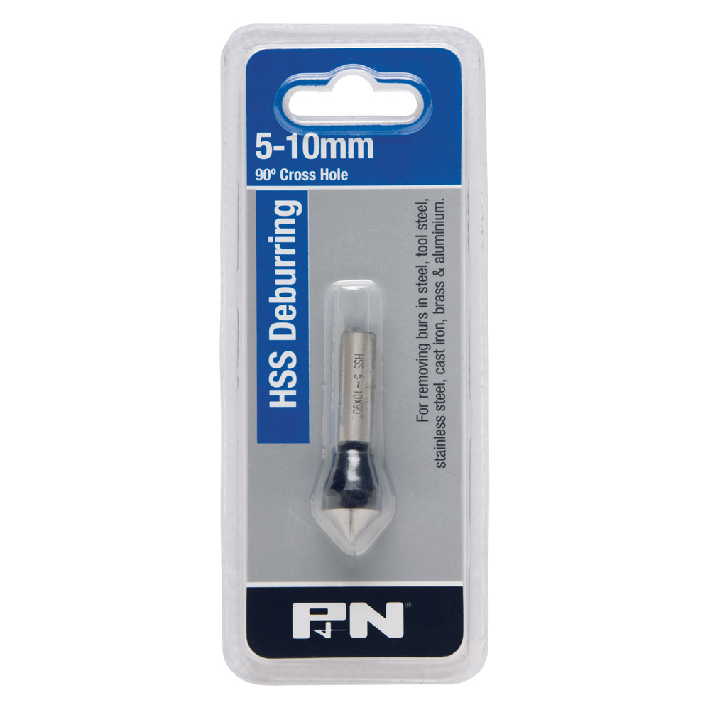WORKSHOP DEBURRING C'SINK CROSS HOLE HSS 5mm - 10mm
