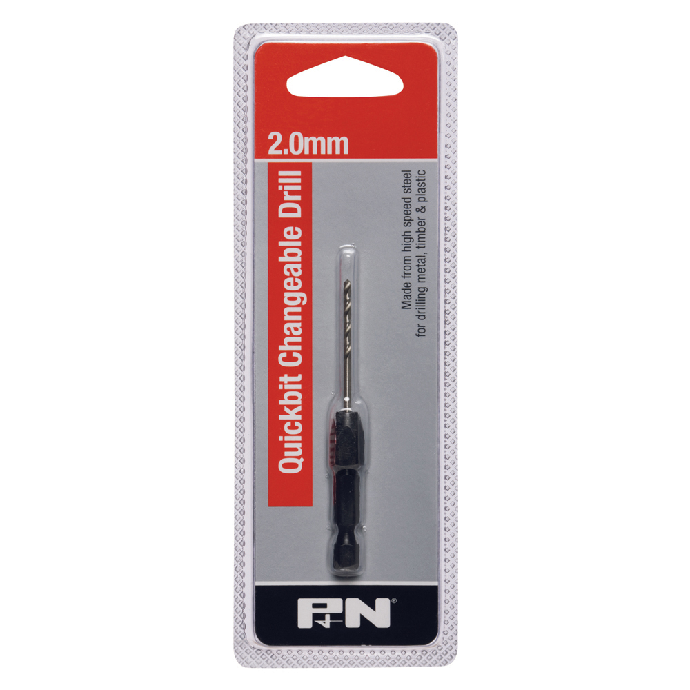 QUICKBIT QUICKCHANGE DRILL 2.0mm x 1/4" Shank