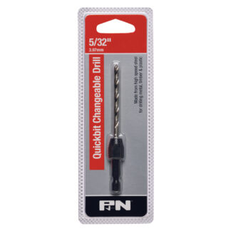 QUICKBIT QUICKCHANGE DRILL 5/32" x 1/4" Shank