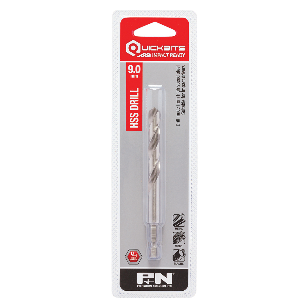 Drill Impact Quickbit 9.0mm P&N Bolts & Industrial Supplies