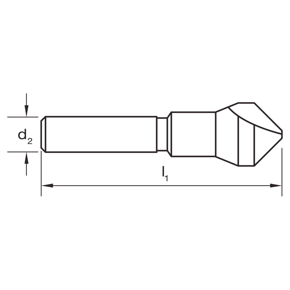 COUNTERSINK C103 903 SINGLE FLUTE HSS 90deg Bolts & Industrial Supplies