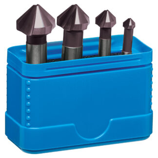 COUNTERSINK C108 SET 4Pce UNI DIN335 HSS-Co. TiAlN 90deg