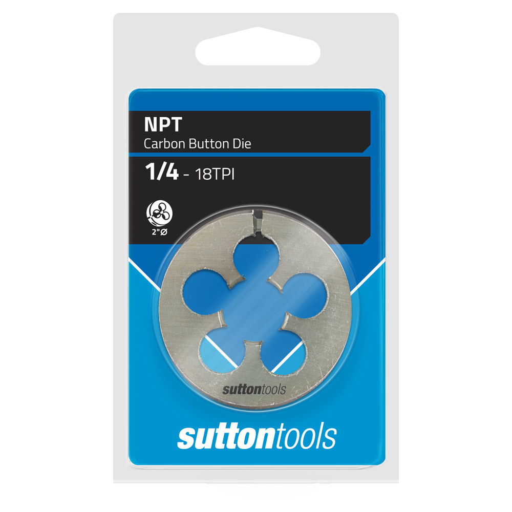 BUTTON DIE M429 NPT 1/4-18 TCA 2"OD
