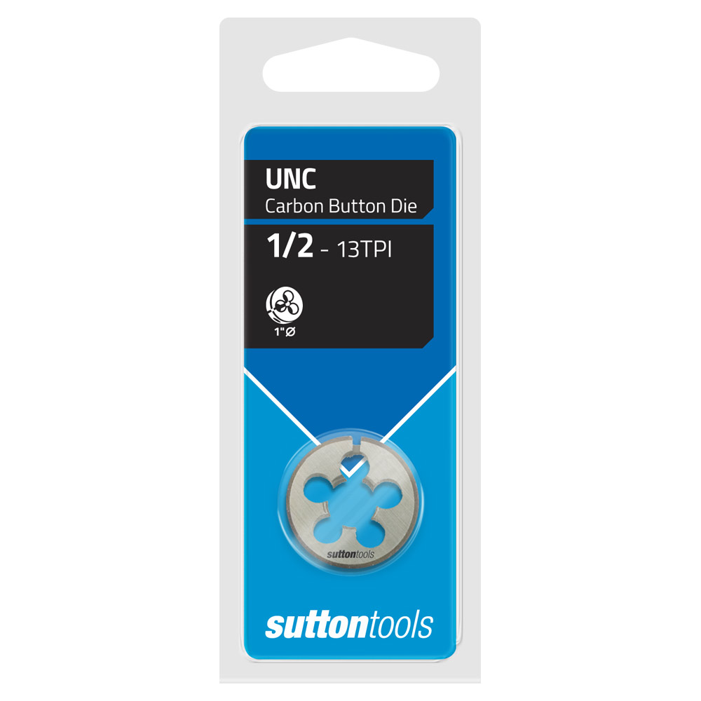 BUTTON DIE M412 UNC 1/2-13 TCA 1"OD