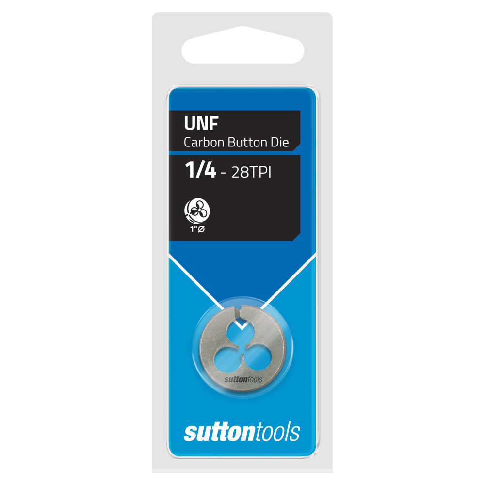 BUTTON DIE M415 UNF 1/4-28 TCA 1"OD