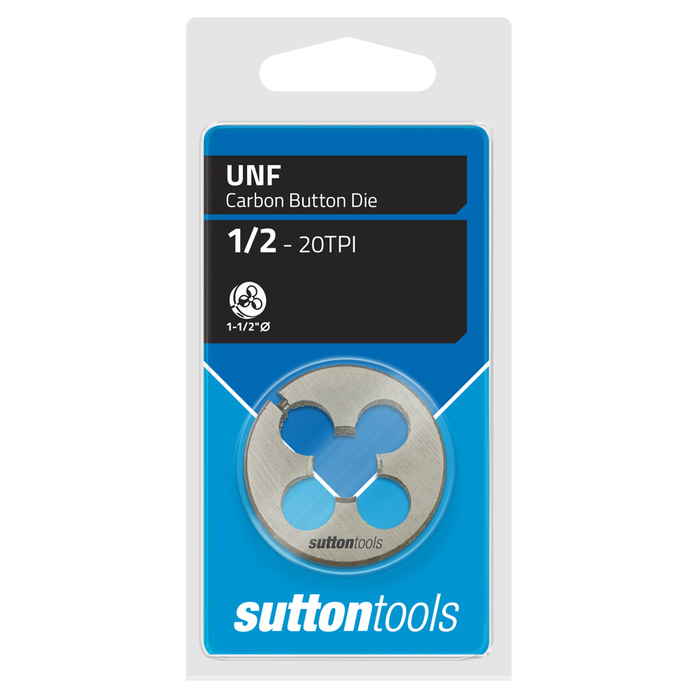 BUTTON DIE M416 UNF 1/2-20 TCA 1-1/2"OD