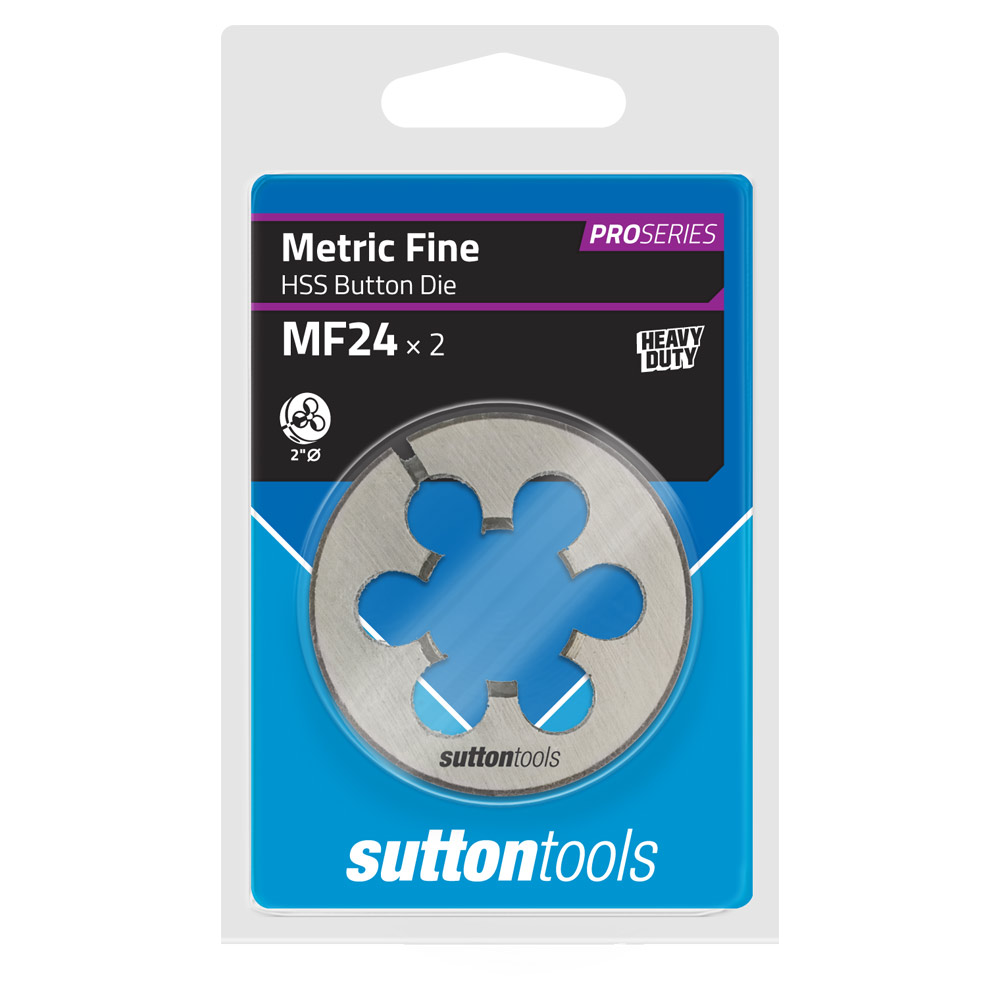 BUTTON DIE M556 2" OD 24 x 2.0 HIGH SPEED STEEL