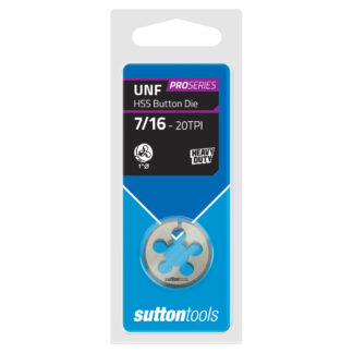 BUTTON DIE M564 1" OD 7/16 x 20 NF HIGH SPEED STEEL