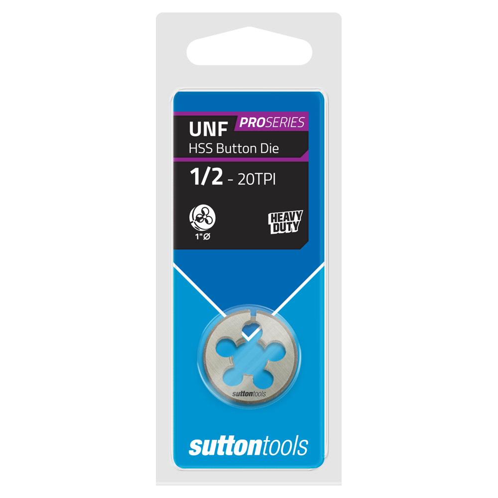 BUTTON DIE M564 1" OD 1/2 x 20 NF HIGH SPEED STEEL