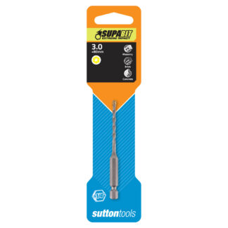 Drill Extreme Impact Masonry D609 3.0 x 80mm Hex Shank Sutton