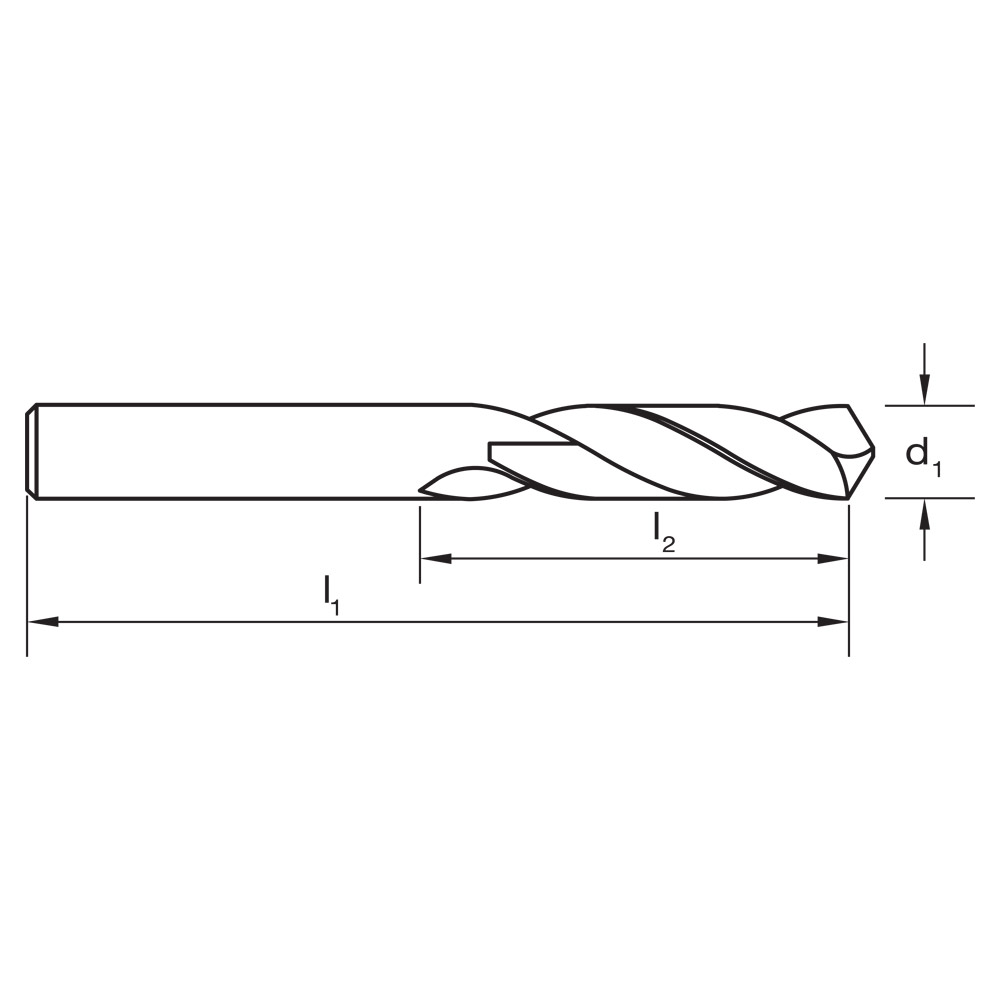 DRILL D126 #30 PANEL Stub HSS BLU - Image 3