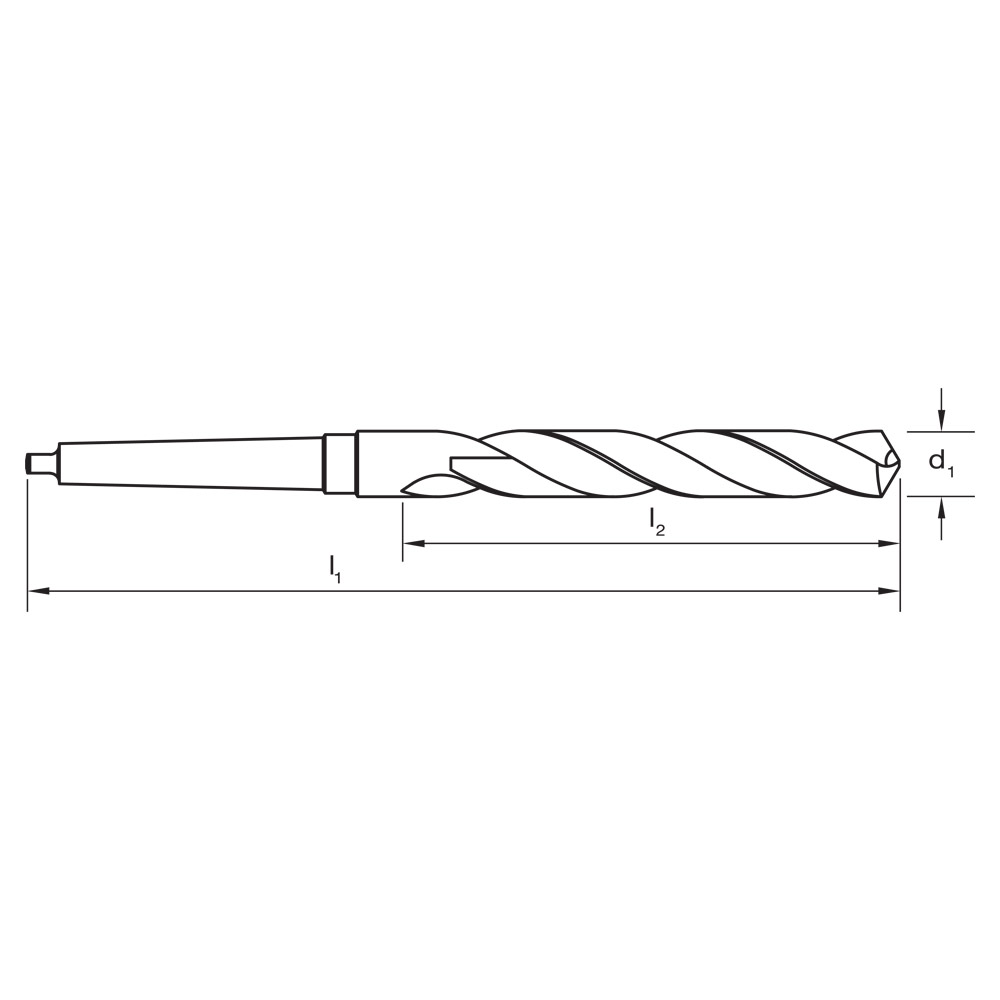 DRILL D141 31.5mm #3 MTS DIN345 HSS-Co. Web Thin - Image 3