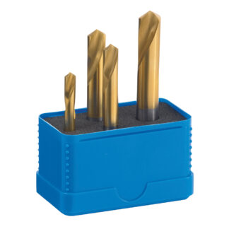 DRILL D176 SET 4Pce SPOTTING 120 HSS-Co. TiN 6,8,10&12mm