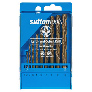 DRILL D202 LH10M SET 10Pce JBR CoHSS 1.0-10.0 x 1.0mm