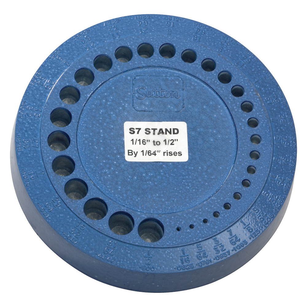 DRILL D101 S7 STAND IMP Suits S8 Set (1/16-1/2 x 1/64)BLUE