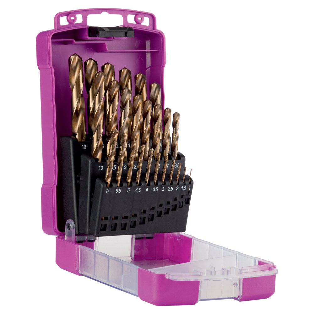 DRILL D109 S3 SET 29Pce JBR HD Cobalt S/Pt 1/16-1/2 x 1/64ths - Image 2