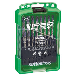 DRILL D179 SM2 SET 19 Pce VIPER+ JOBBER HSS 1.0 - 10.0 x 0.5