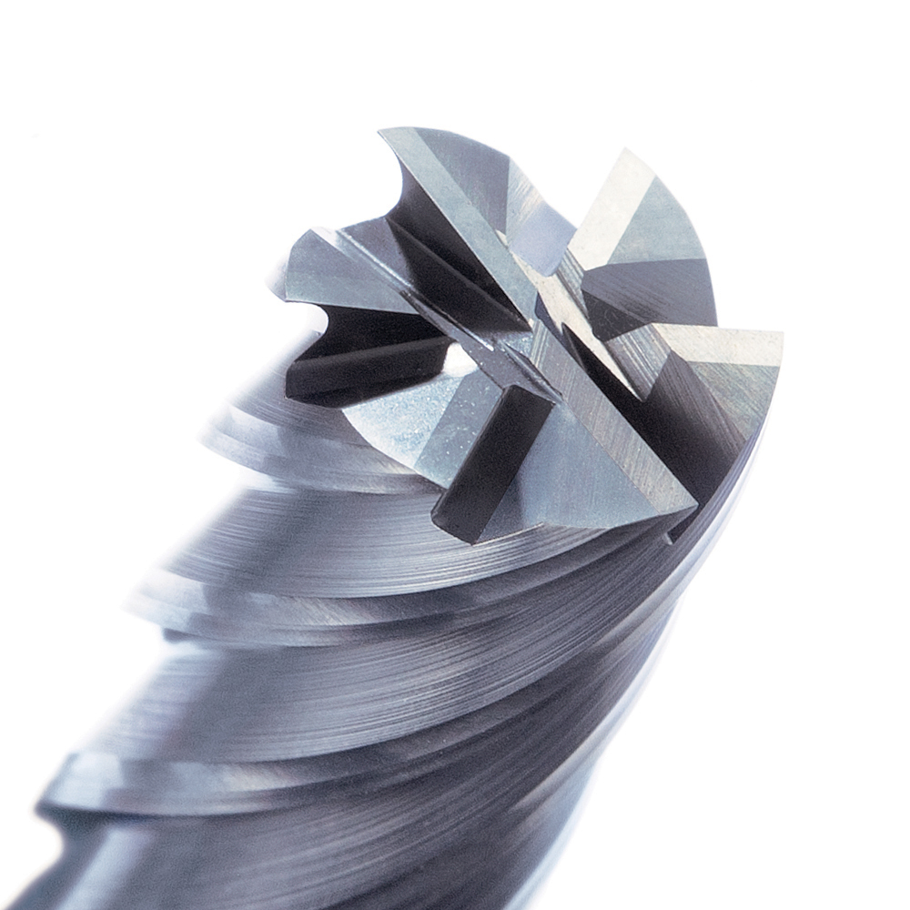 E/MILL E434 25mm x 25mm 8F EXTRA LONG 50°/35° HA VHM AlCrN - Image 2