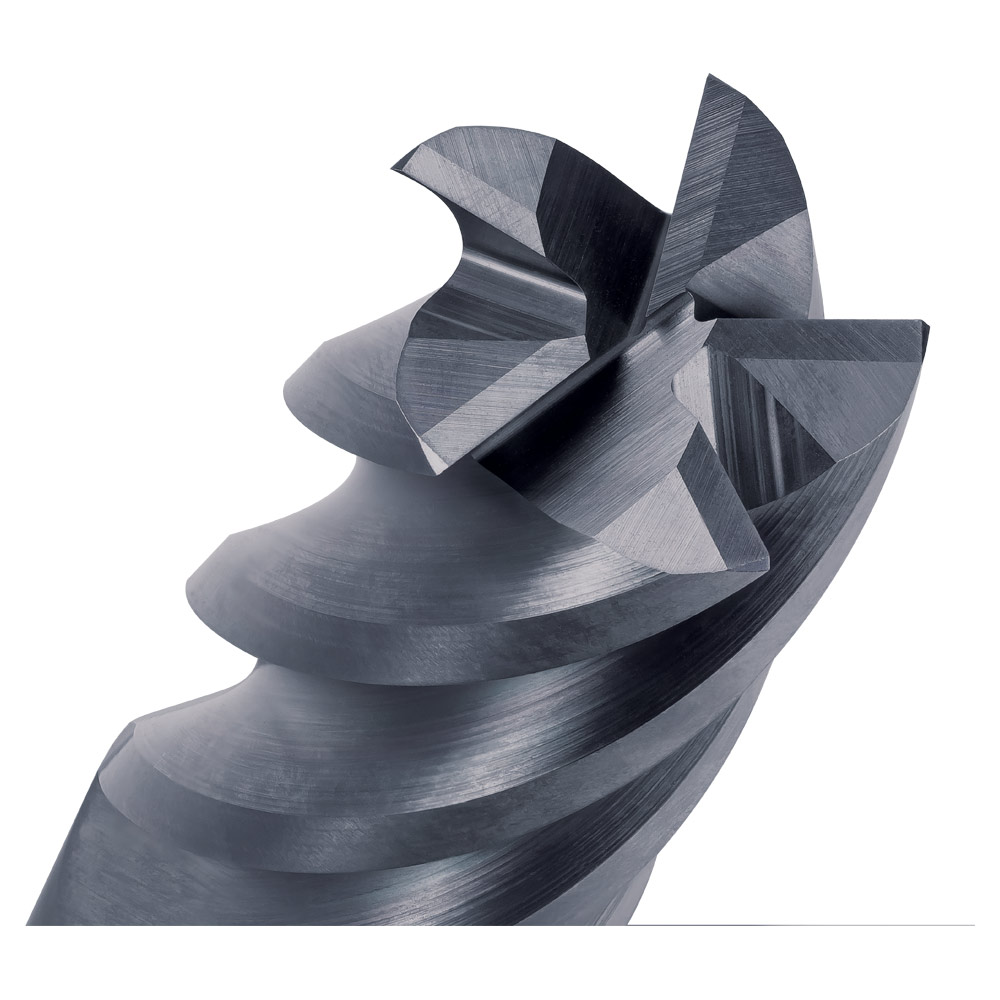 E/MILL E464 12mm 5FL HARMONY Ti DIN6527L-HA VHM AlNova - Image 2