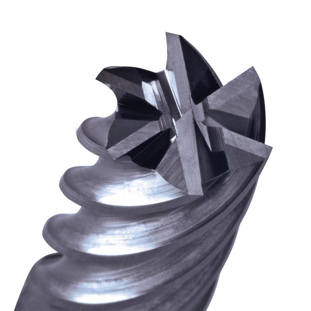 E/MILL E543 10mm LONG 6 FL R45 DIN6527L-HA VHM Ultra AlCrN - Image 2