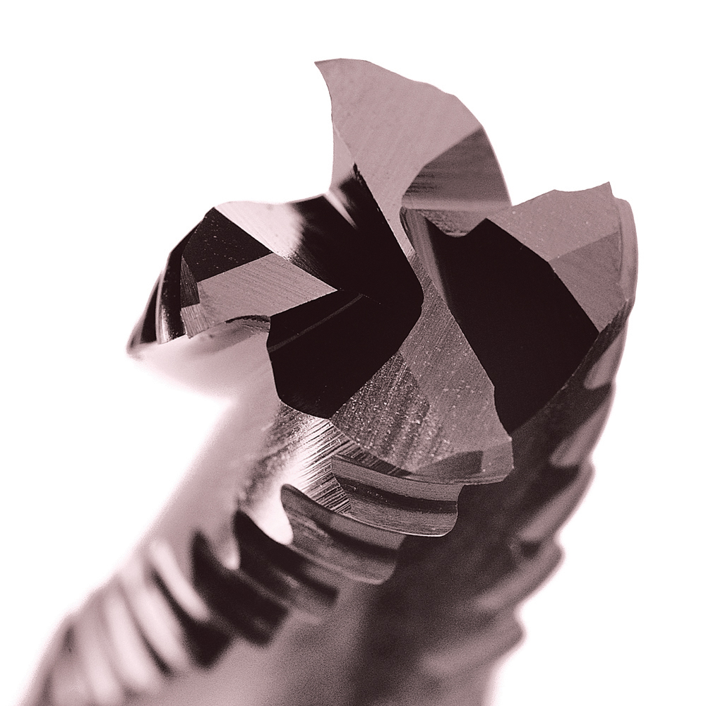 E/MILL E547 8mm LONG 3 Flutes R30 NR DIN6527L-HA VHM AlCrN - Image 2