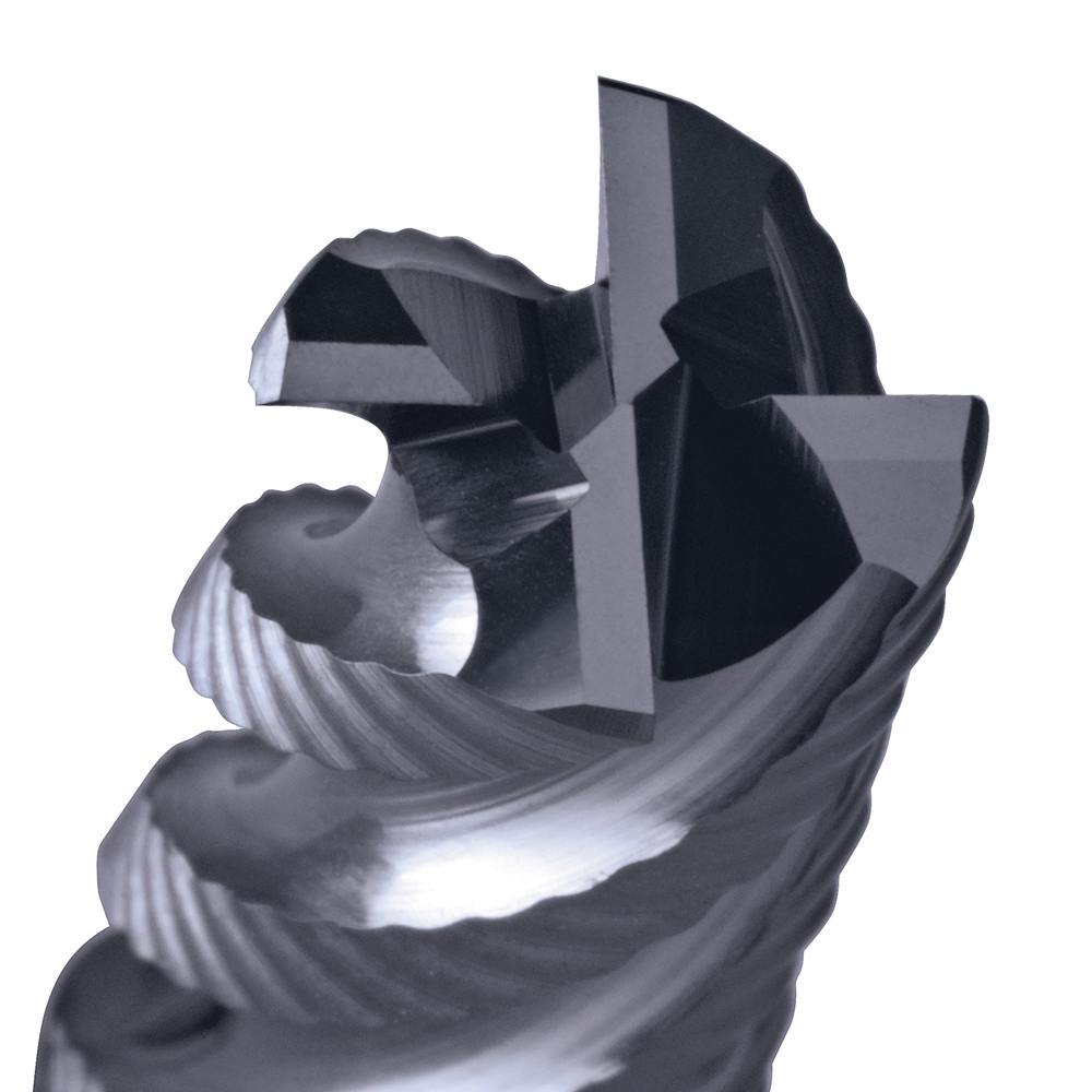 E/MILL E549 8mm LNG 4 FL R45 HRS DIN6527L-HA VHM Ultra AlCrN - Image 2