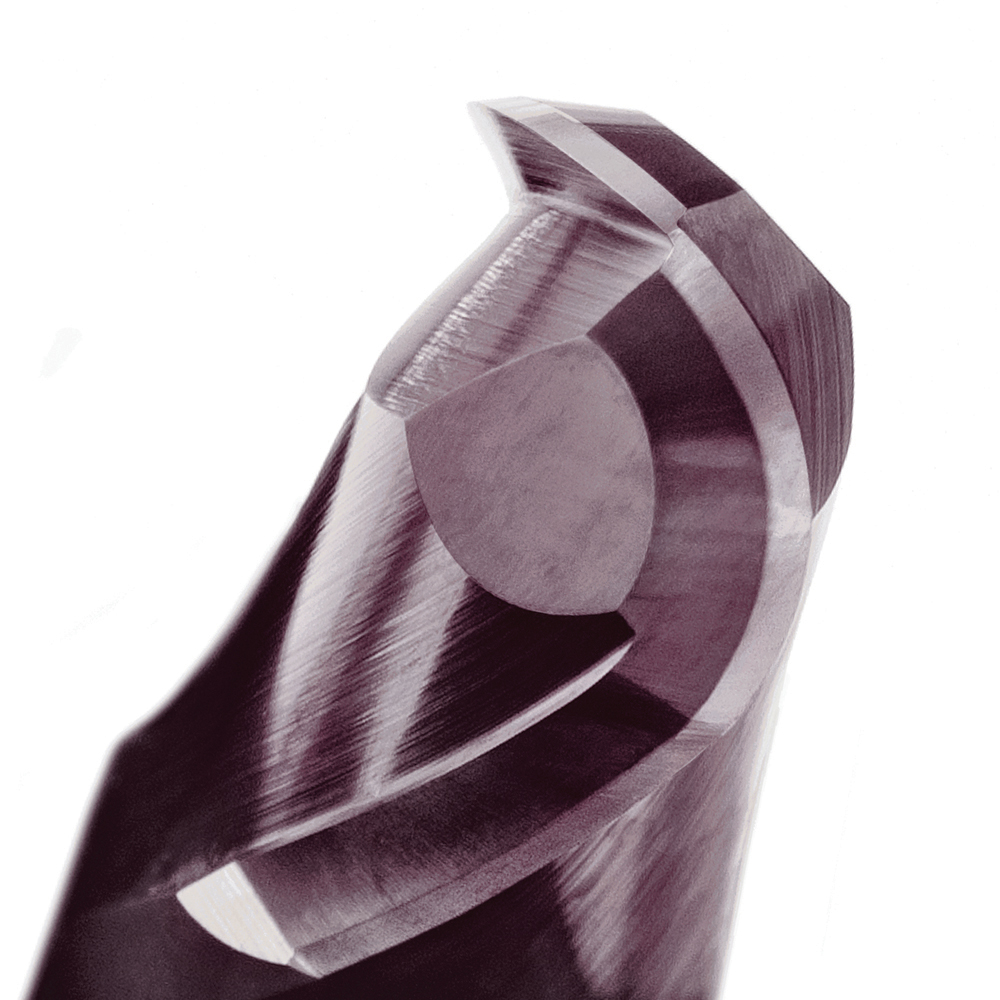 E/MILL E553 12mm LONGBALL 2 Flutes R30 DIN6527L-HA VHM AlCrN - Image 2