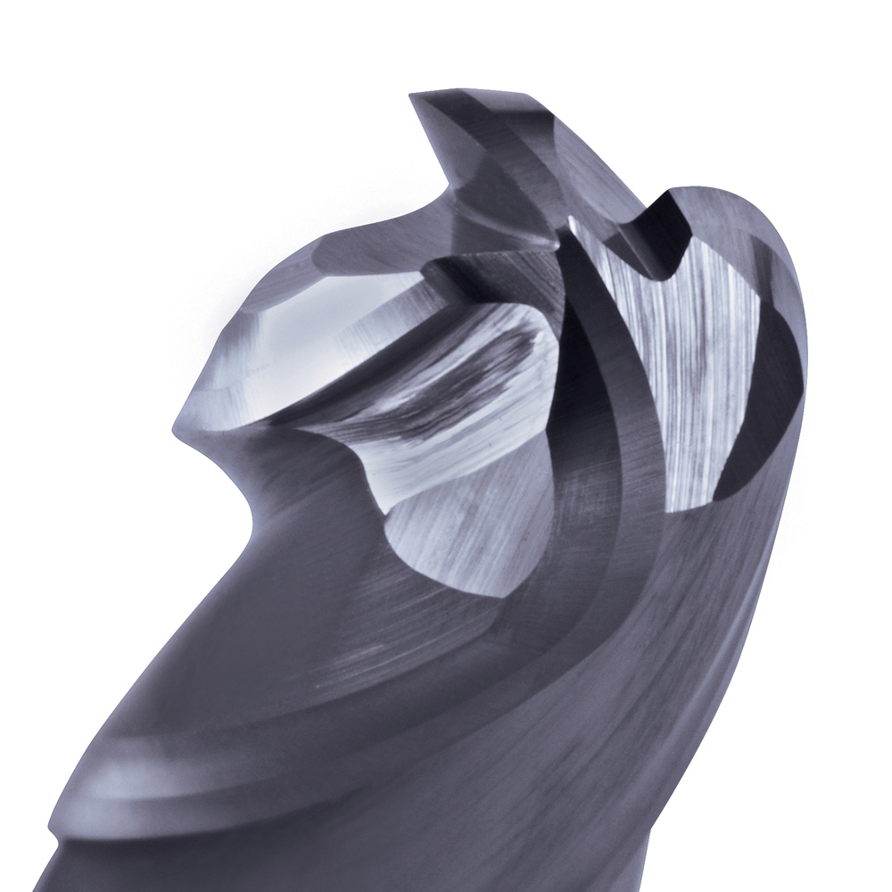 E/MILL E557 5mm L/SHK BALL 4 Flutes R30 -HA VHM Ultra AlCrN - Image 2