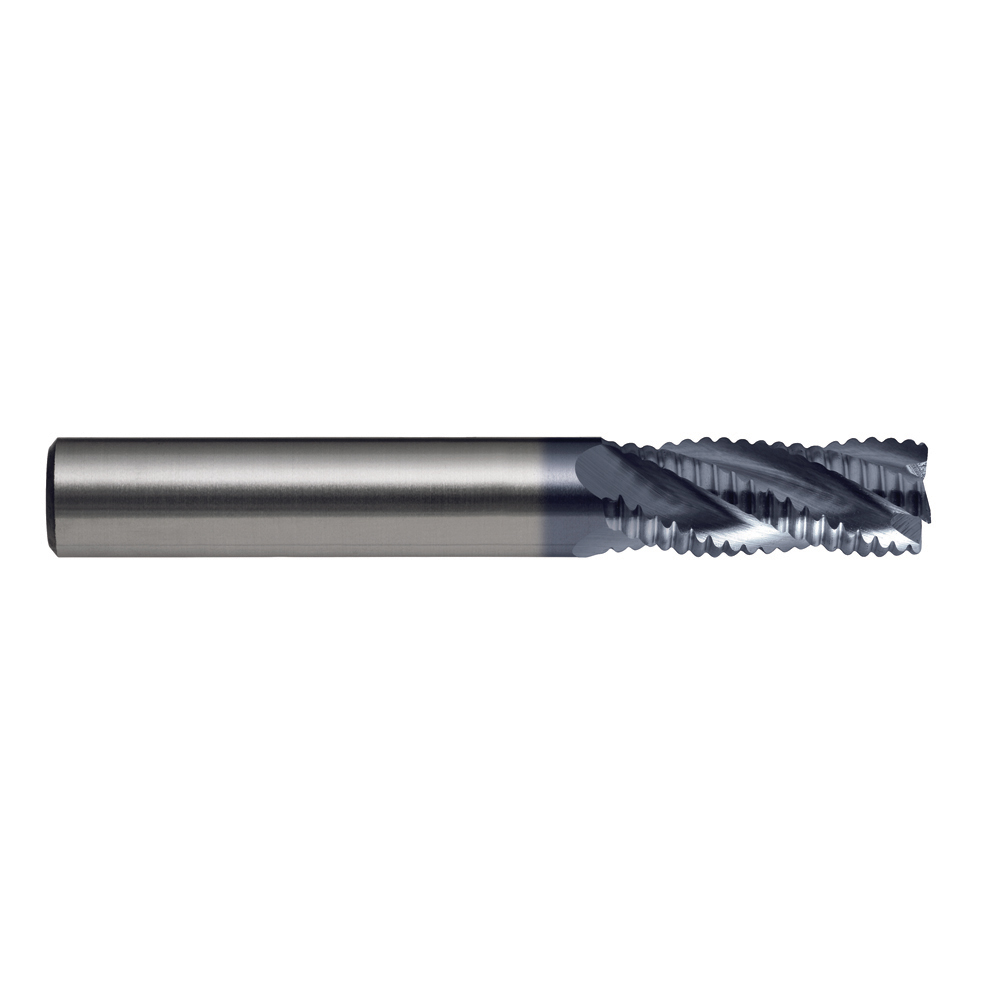 E/MILL E143 10mm REG. 4 Flute R30 NR JIS HSS-Co.8 TiCN