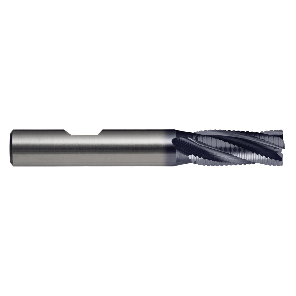 E/MILL E171 16mm REG. 4 Flute R30 HR JIS FLAT HSS-Co.8 TiCN