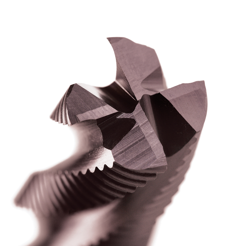 E/MILL E177 12mm LONG 4 Flute R30 HR DIN844L-B SPM TiAlN - Image 2