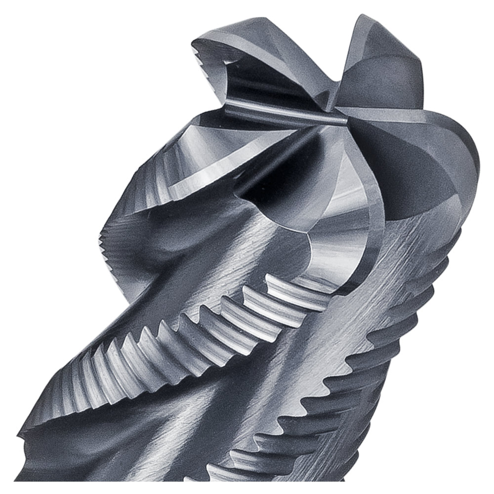 E/MILL E255 25mm x R5.0 5 Flute R30VA-R DIN844K-B SPM ALCrN - Image 2