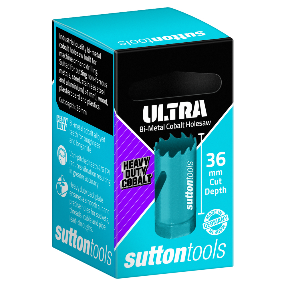 HOLESAW BIMETAL H105 ULTRA 33mm (1-5/16") BOXED Co8