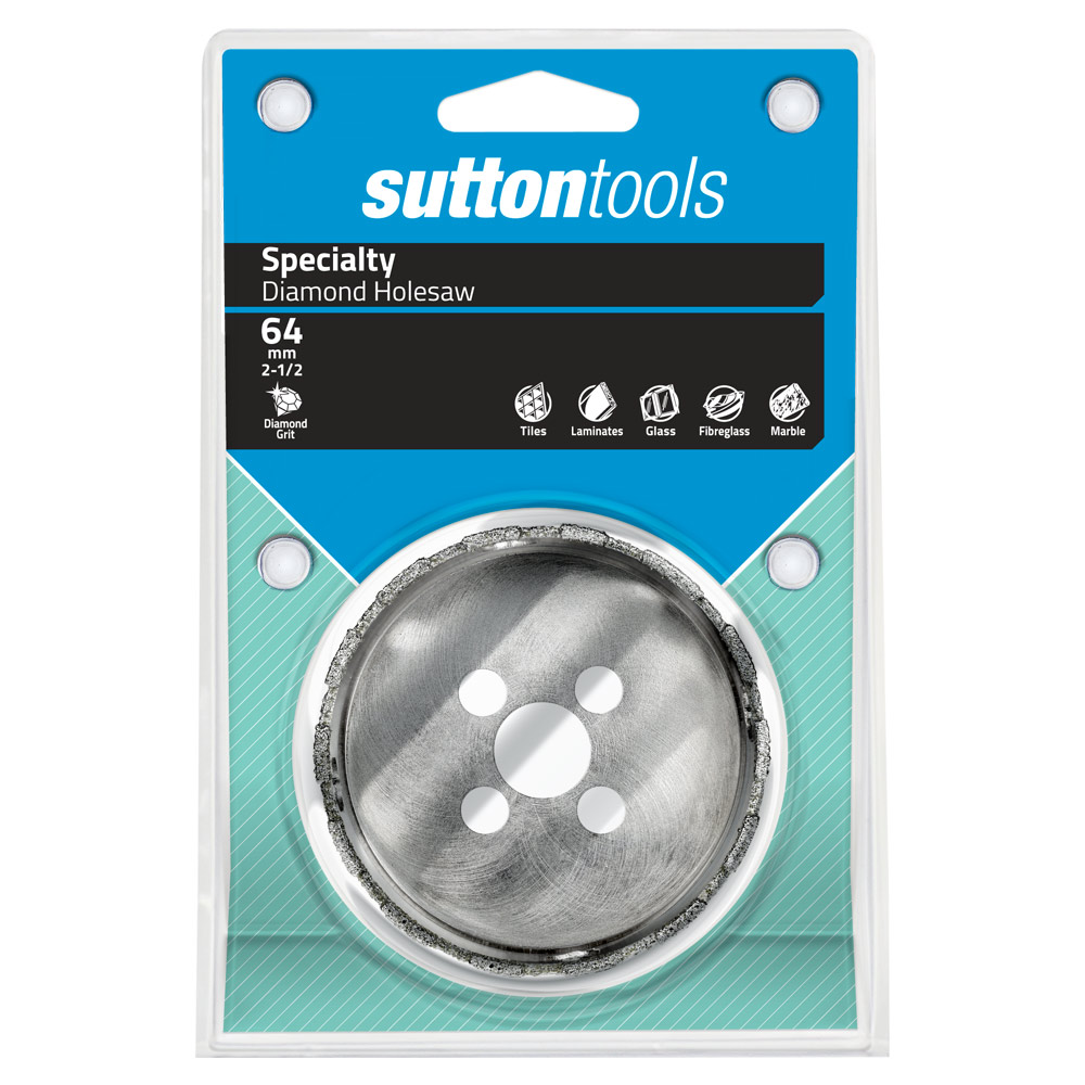 HOLESAW H115 DIAMOND GRIT SEGMENTED 64MM