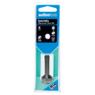 Diamond Core Bit 8mm - Cut Depth 35mm x M14 Thread Sutton