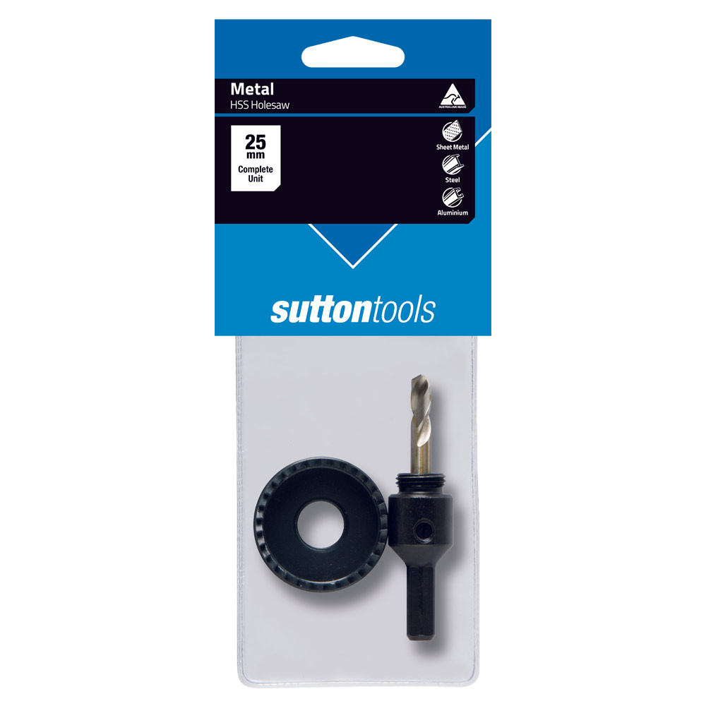 HOLESAW H101 25mm COMPLETE UNIT HSS