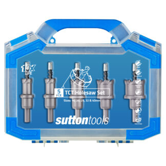 TCT Hole Cutter Set 5 pce HTTS SUTTON 16, 20, 25, 32 & 40mm