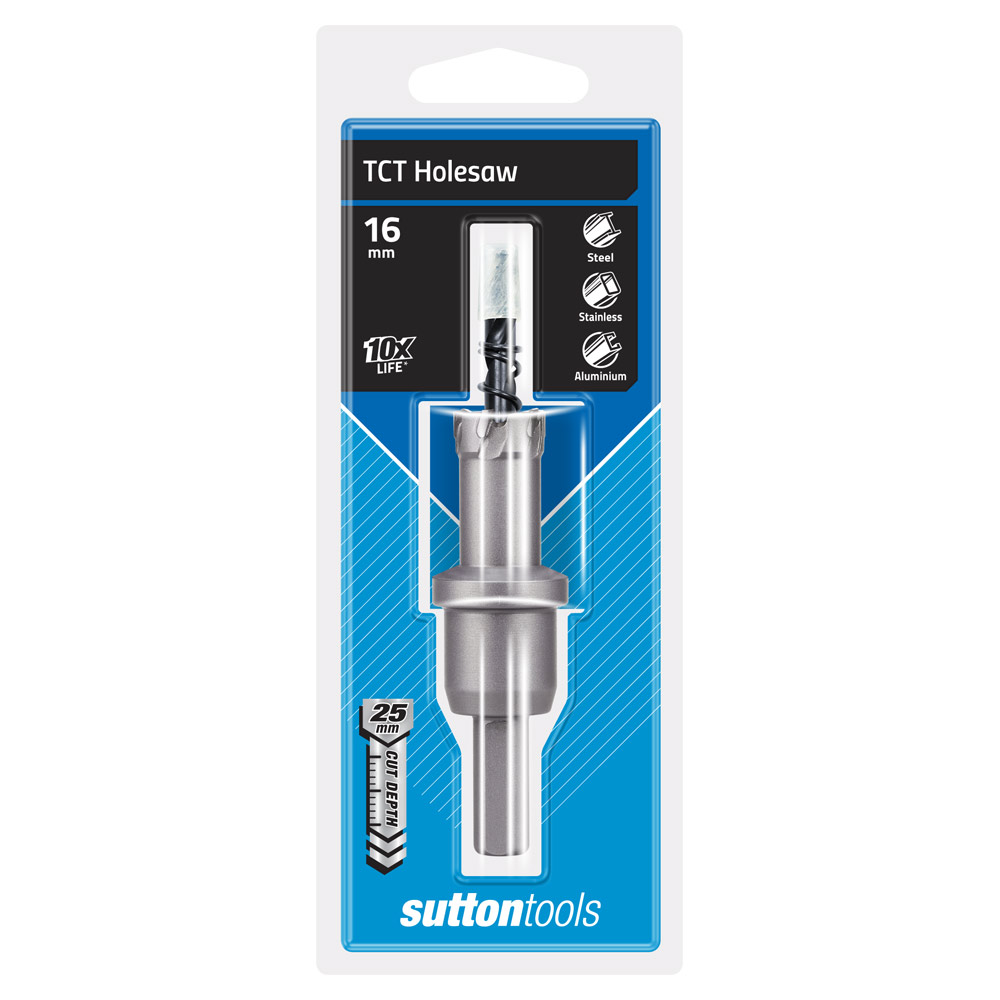 TCT Hole Cutter 16 x 25mm HTTS-2 SUTTON