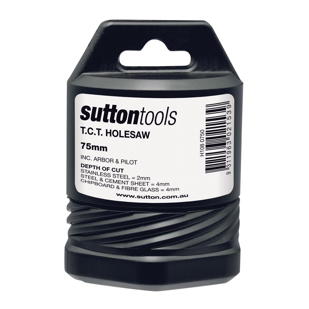 HOLESAW H108 75mm TCT With ARBOR