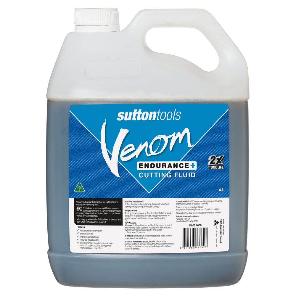 CUTTING AND LUBRICATING FLUID M800 4000 VENOM 4 LITRES