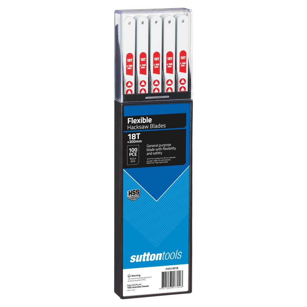 HACKSAW BLADE H352 300MM FLEXIBLE x 12.7 x 0.62mm 24T 100pk - Image 2