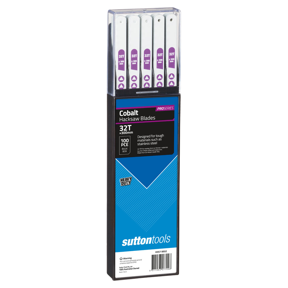HACKSAW BLADE H357 300MM COBALT x12.7 x 0.62 32T 100pk
