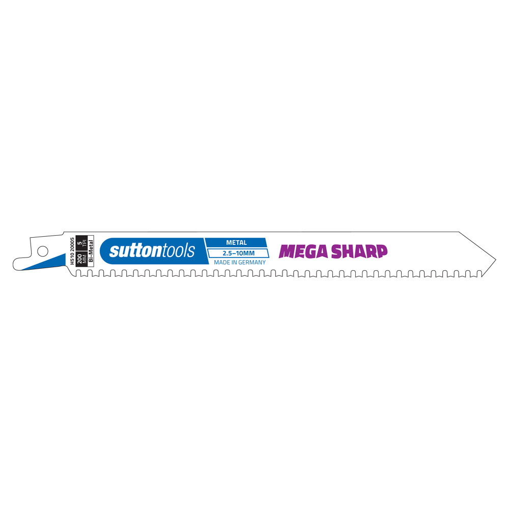 Recip Blade H510 Metal 200 x 19 x 0.9 5TPI BMtl MEGA SHARP 2PK - Image 4