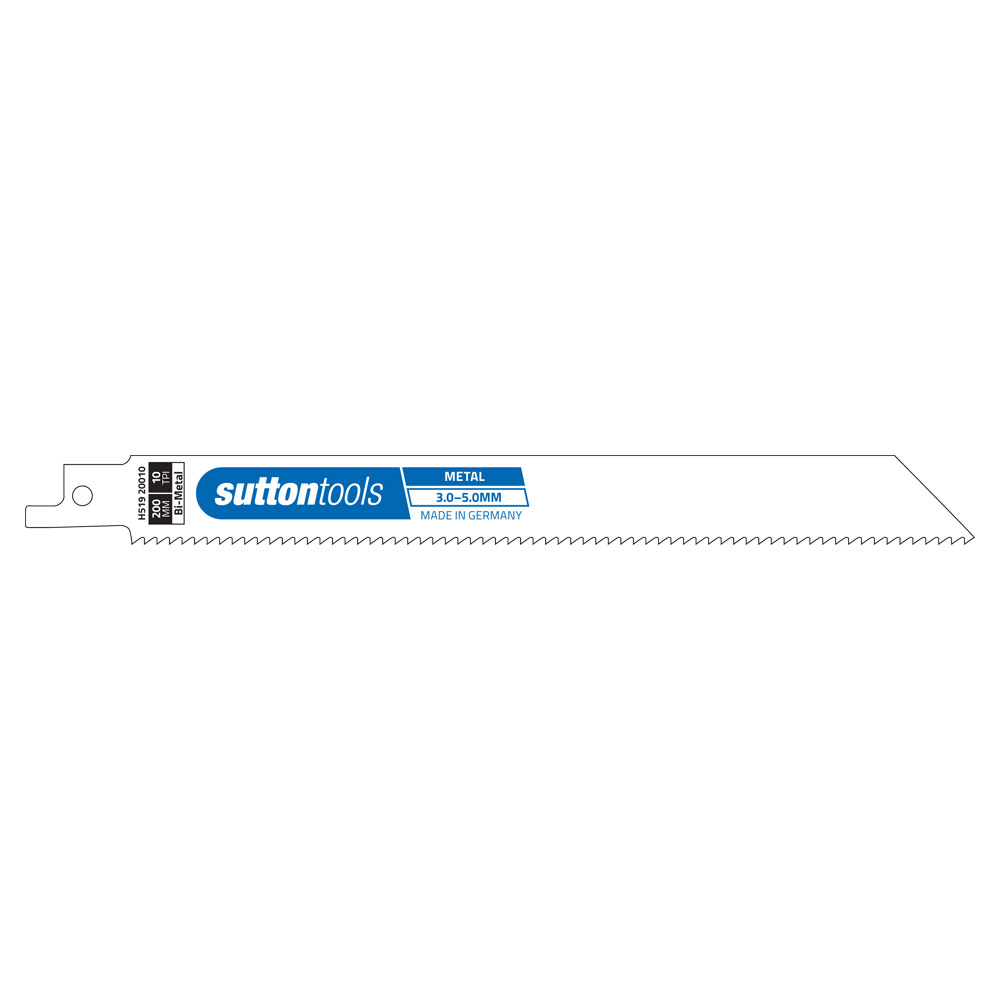 Recip Blade H519 Metal 200 x 19 x 0.9mm 10 TPI Bi-Metl 2PK - Image 3